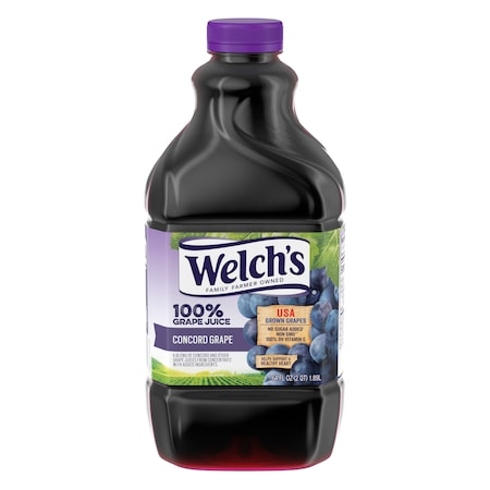 Welchs Welch's 100% Purple Grape Plastic Juice 64 oz. Bottle, PK8 WPD21100